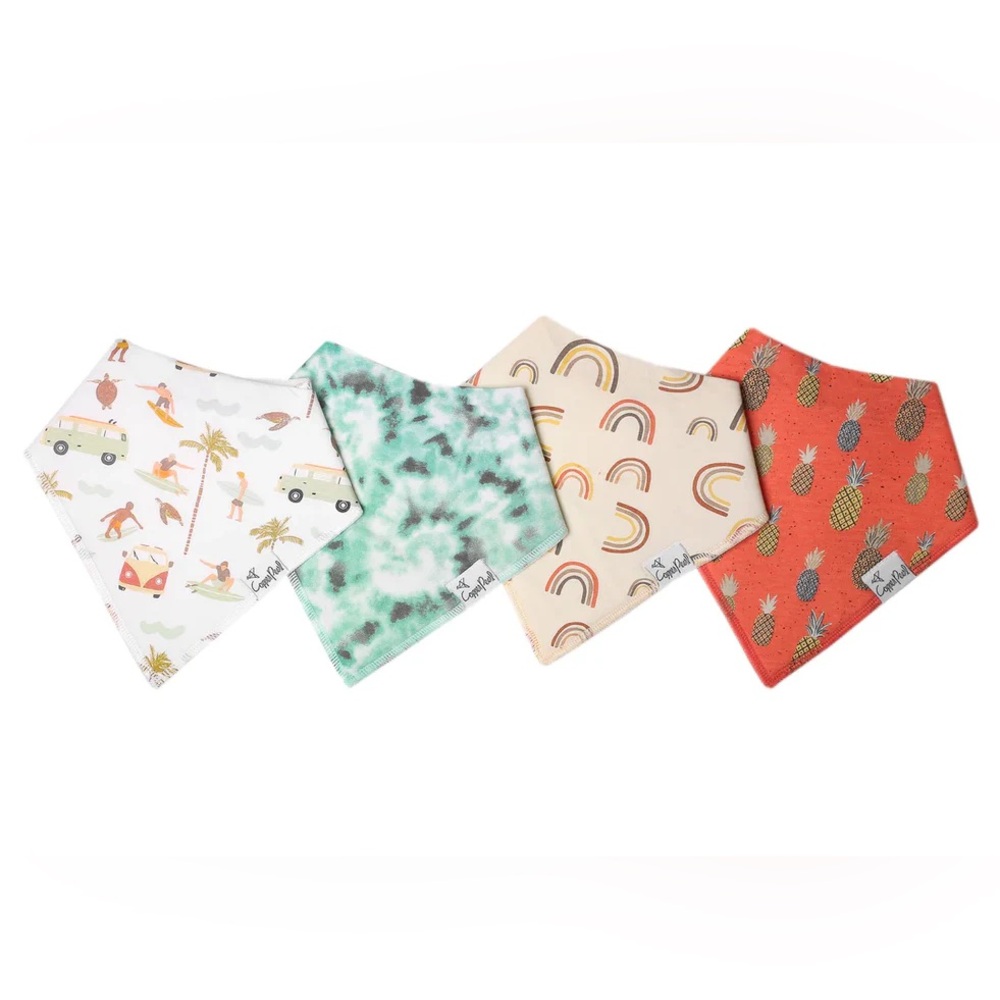 Baby bandana drool bibs, Copper Pearl brand